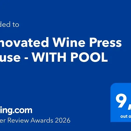 Casa vacanze Renovated Wine Press House - With Pool *
